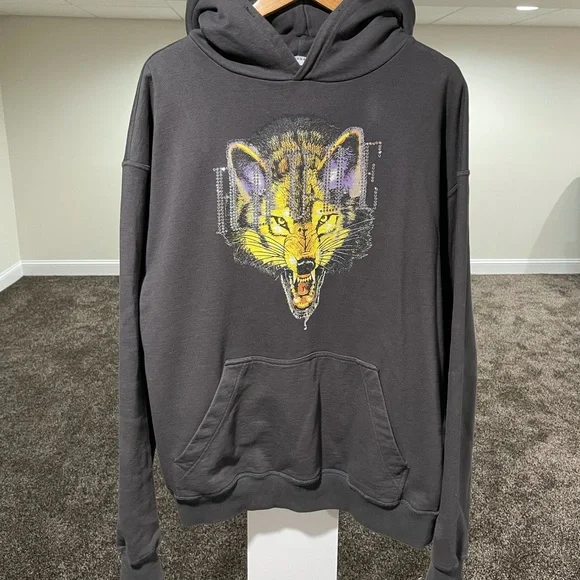 Rhude | Shirts | Rhude Swarovski Wolf Vintage Wash Hoodie | Poshmark 
